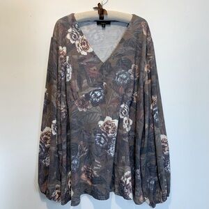 Suzanne Betro Soft Cozy Romantic Rose BabyDoll Tunic